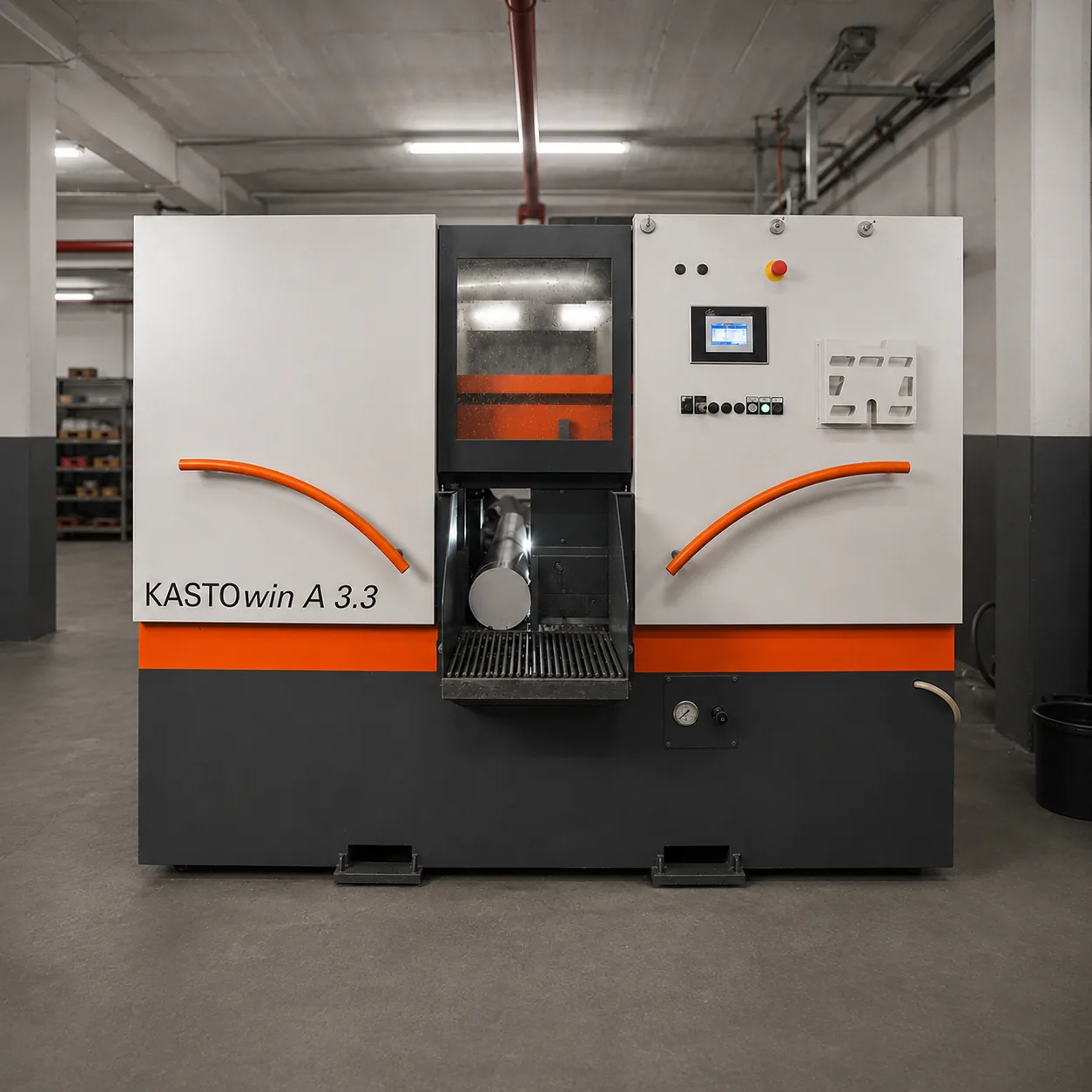 Bandsägeautomat KASTOwin A 3.3 in der Fertigungshalle von METEC
