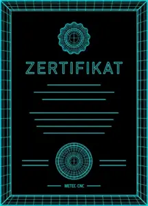 Wireframe-Grafik: Zertifikat, Teil des Headers Zertifikate